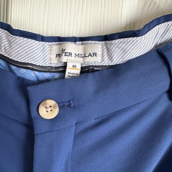 Peter Millar Royal Blue Performance Golf Shorts Size 40 - Picture 3 of 3